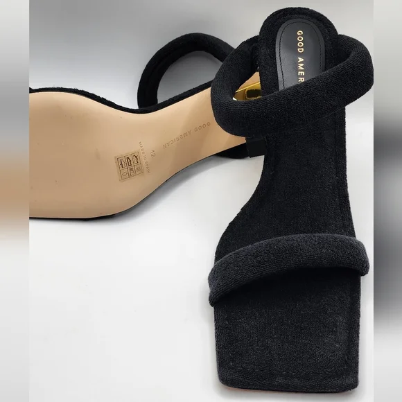 GOOD AMERICAN BLK/TERRY HEELS - Picture 5 of 9